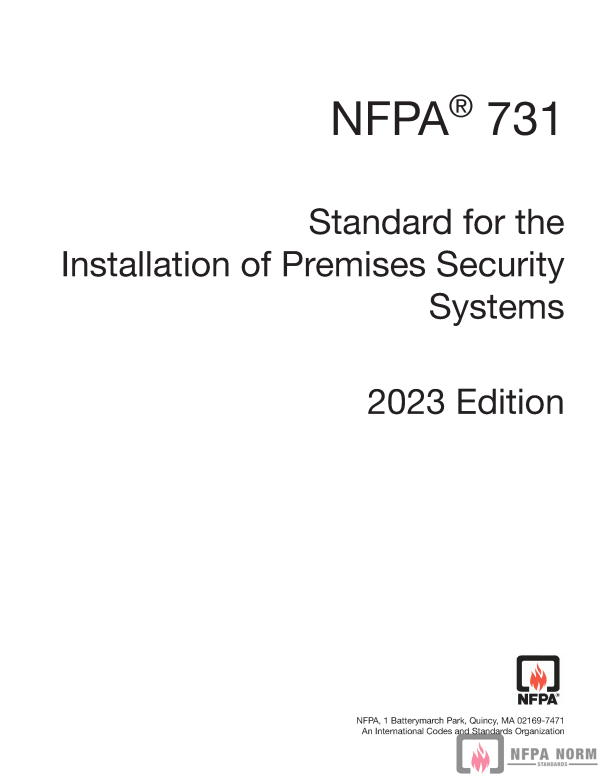 NFPA 731 PDF NFPA 731 PDF